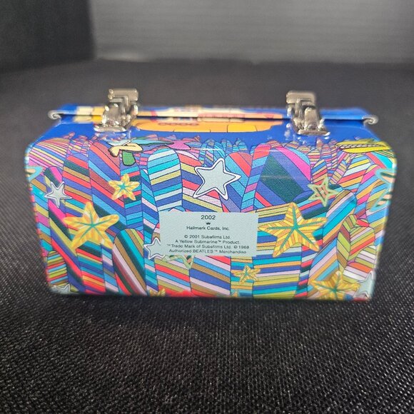 Hallmark 2002 The Beatles Yellow Submarine Lunch Box 2 Piece Ornament Set NIB - Picture 9 of 14
